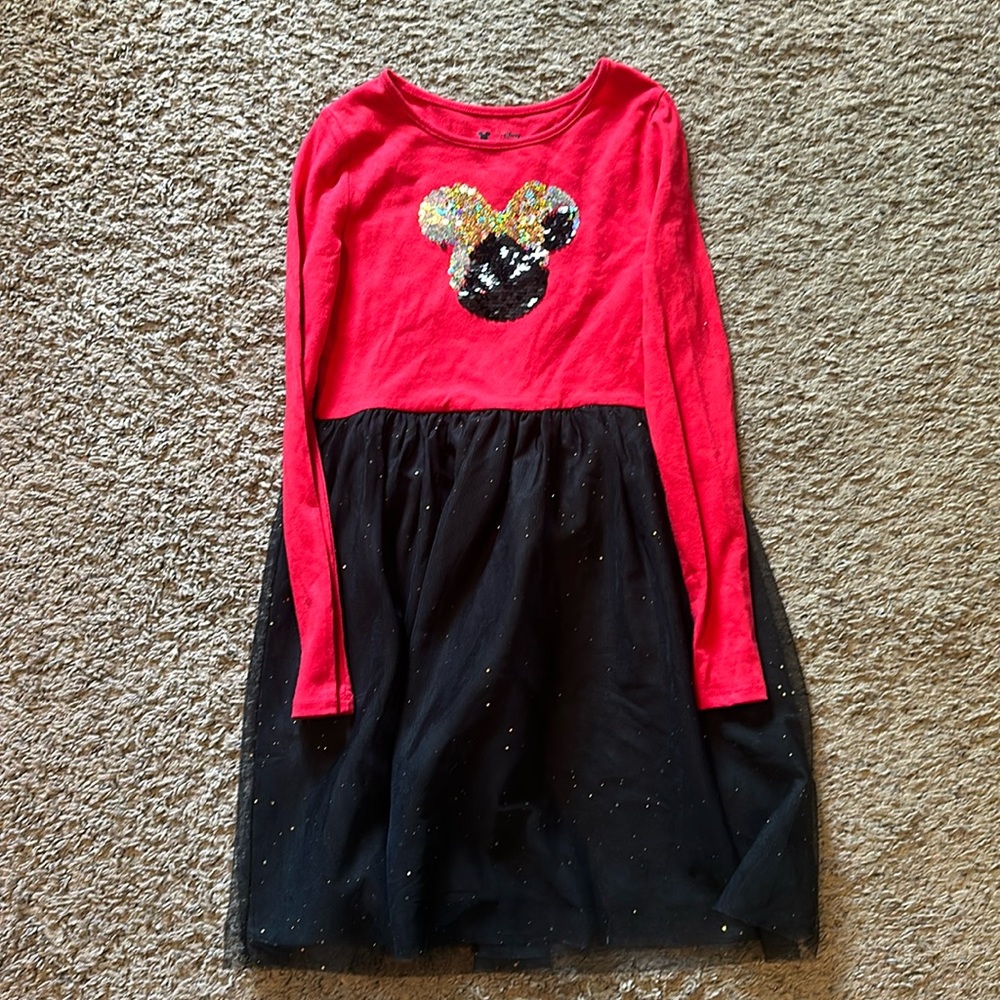 Disney Sparkle Minnie Red and Black Dress